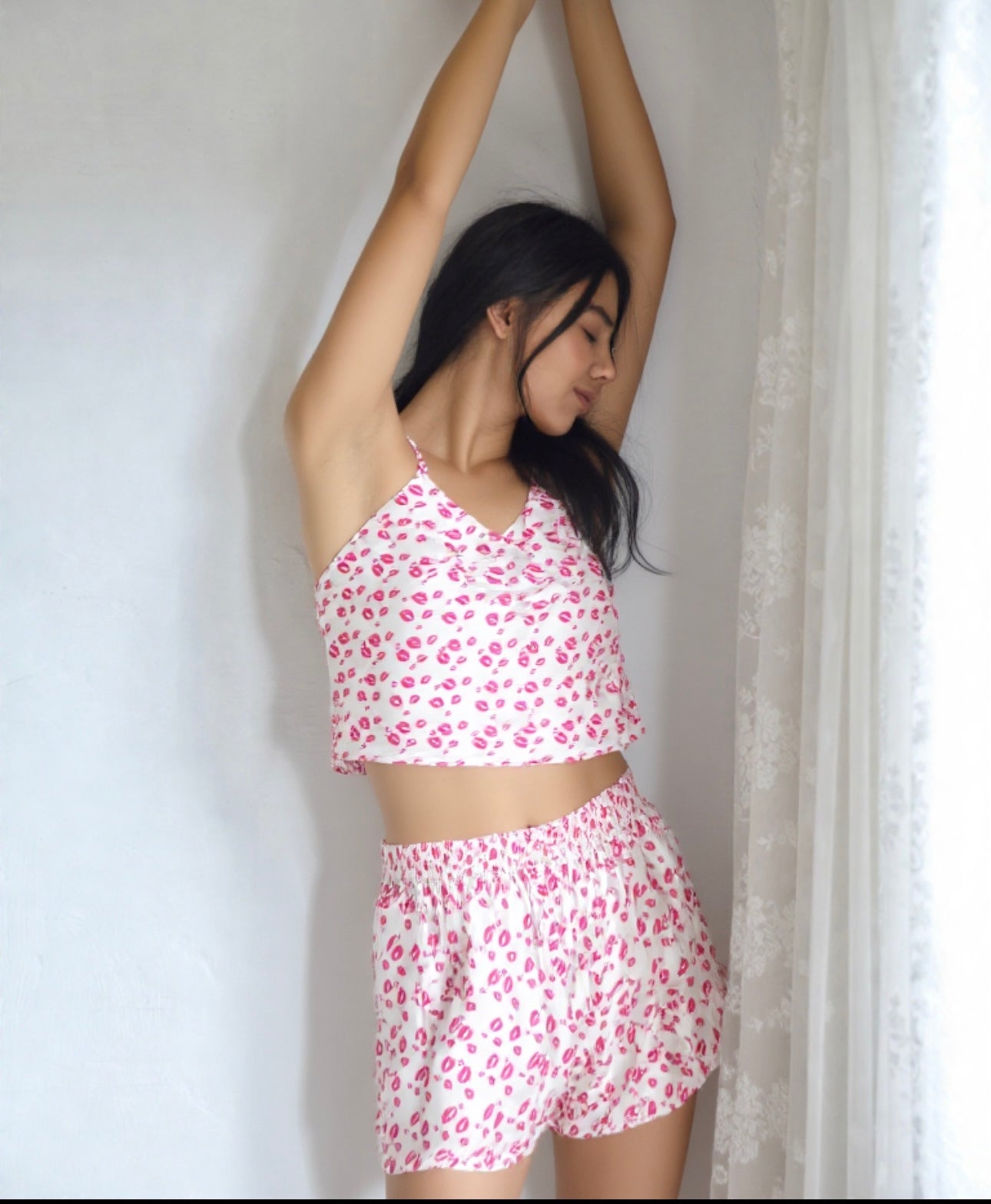 Lips Cami Set